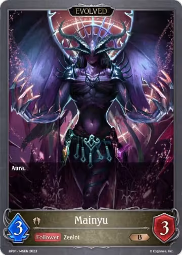 Mainyu (Evolved) (BP01-145EN), Advent of Genesis — Shadowverse card price