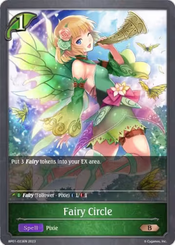 Fairy Circle (BP01-023EN), Advent of Genesis — Shadowverse card price