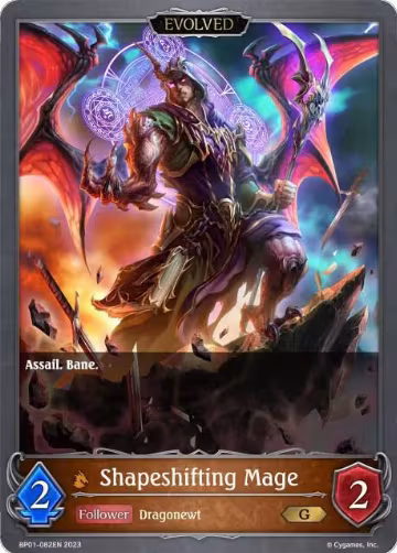Shapeshifting Mage (Evolved) (BP01-082EN), Advent of Genesis — Shadowverse card price