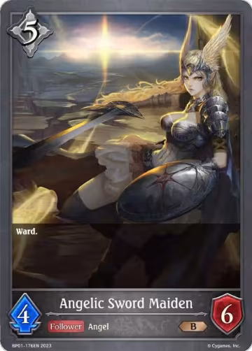 Angelic Sword Maiden (BP01-176EN), Advent of Genesis — Shadowverse card price