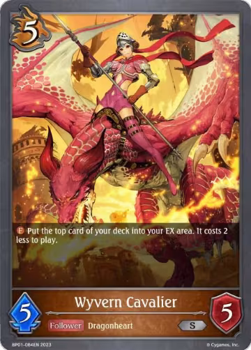 Wyvern Cavalier (BP01-084EN), Advent of Genesis — Shadowverse card price