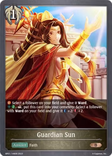 Guardian Sun (BP01-149EN), Advent of Genesis — Shadowverse card price