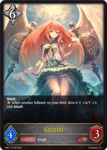 Gabriel (BP01-151EN), Advent of Genesis — Shadowverse card price