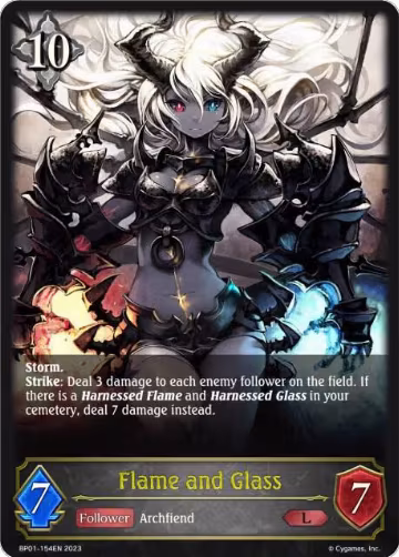 Flame and Glass (BP01-154EN), Advent of Genesis — Shadowverse card price