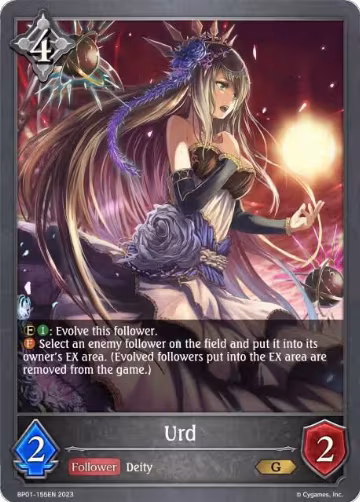 Urd (BP01-155EN), Advent of Genesis — Shadowverse card price