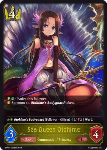 Sea Queen Otohime (BP01-026EN), Advent of Genesis — Shadowverse card price