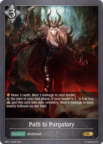 Path to Purgatory (BP01-162EN), Advent of Genesis — Shadowverse card price