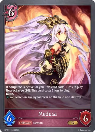 Medusa (BP01-104EN), Advent of Genesis — Shadowverse card price