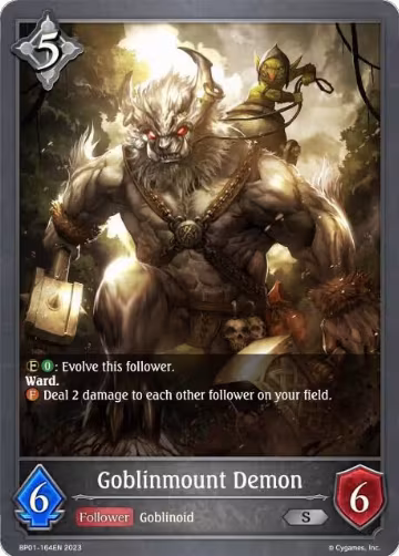 Goblinmount Demon (BP01-164EN), Advent of Genesis — Shadowverse card price
