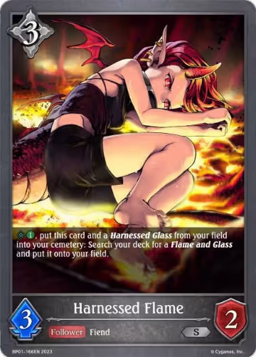 Harnessed Flame (BP01-166EN), Advent of Genesis — Shadowverse card price