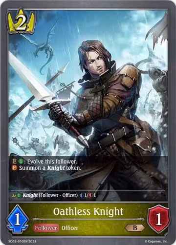 Oathless Knight (SD02-010EN) — card price