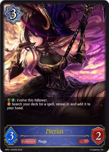 Merlin (BP01-052EN), Advent of Genesis — Shadowverse card price