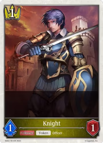 Knight (SD02-T01EN), Blade of Resentment — Shadowverse card price
