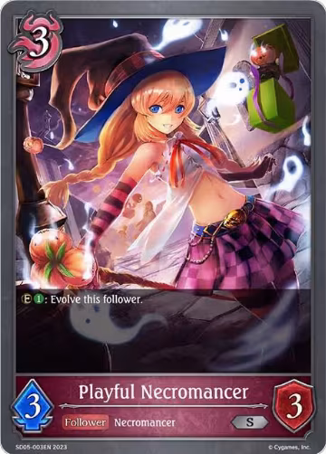 Playful Necromancer (SD05-003EN) — card price