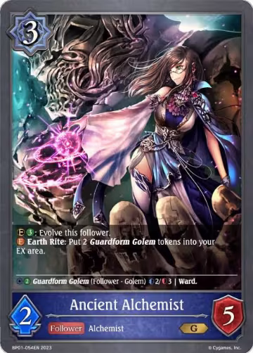 Ancient Alchemist (BP01-054EN), Advent of Genesis — Shadowverse card price
