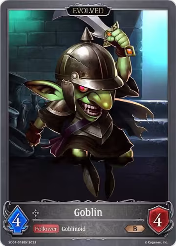 Goblin (Evolved) (SD01-018EN), Regal Fairy Princess — Shadowverse card price
