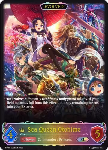 Sea Queen Otohime (SL) (Evolved) (BP01-SL05EN), Advent of Genesis — Shadowverse card price