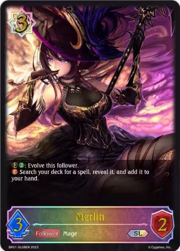 Merlin (SL) (BP01-SL08EN), Advent of Genesis — Shadowverse card price