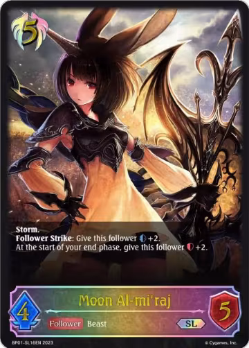 Moon Al-mi'raj (SL) (BP01-SL16EN), Advent of Genesis — Shadowverse card price