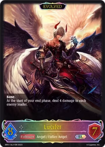 Lucifer (SL) (Evolved) (BP01-SL21EN), Advent of Genesis — Shadowverse card price
