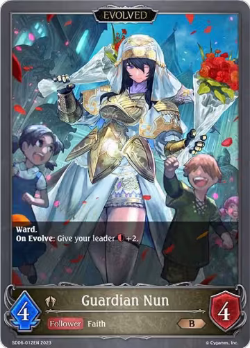 Guardian Nun (Evolved) (SD06-012EN), Maculate Ablution — Shadowverse card price