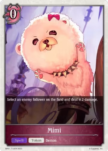 Mimi (BP01-T12EN), Advent of Genesis — Shadowverse card price