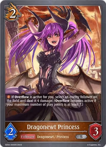 Dragonewt Princess (SD04-005EN) — card price