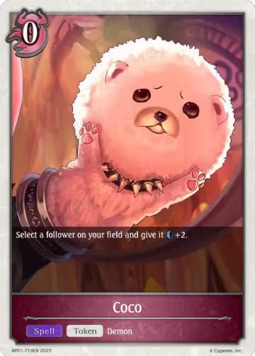 Coco (BP01-T13EN), Advent of Genesis — Shadowverse card price