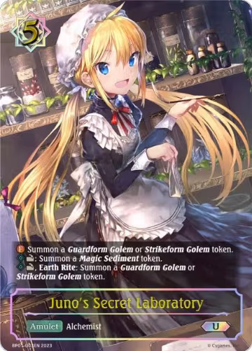 Juno's Secret Laboratory (U) (BP01-U03EN), Advent of Genesis — Shadowverse card price