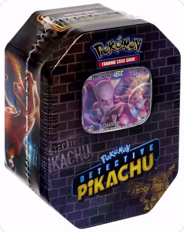 Detective Pikachu Tin [Mewtwo], Detective Pikachu — Pokémon sealed product price