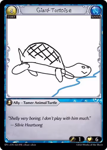 Giant Tortoise (023), Supporter Pack 1 — Grand Archive card price
