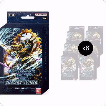 Starter Deck 06: Bodies of Steel Display, Starter Deck 06: Bodies of Steel — Battle Spirits sealed product price