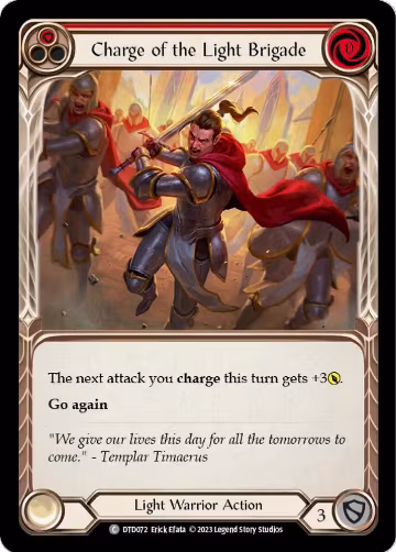 Charge of the Light Brigade (Red) (DTD072), Dusk till Dawn — Flesh & Blood card price