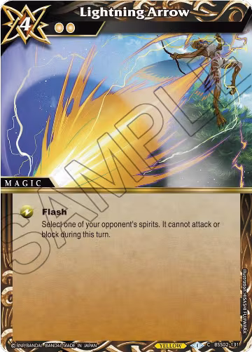 Lightning Arrow (BSS02-131), False Gods — Battle Spirits card price