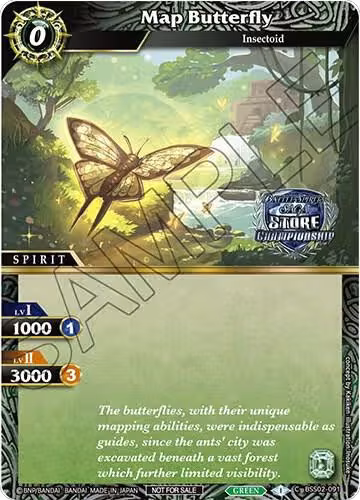 Map Butterfly (Championship Card Pack 2023 Vol. 2) (BSS02-091), Battle Spirits Saga Promo Cards — Battle Spirits card price