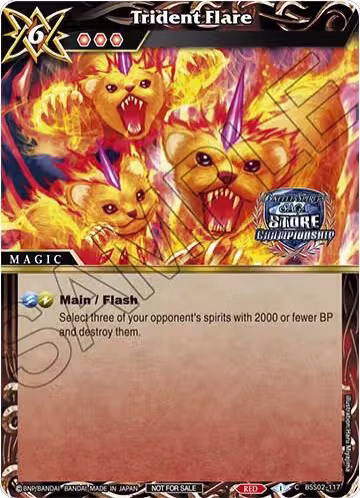 Trident Flare (Championship Card Pack 2023 Vol. 2) (BSS02-117), Battle Spirits Saga Promo Cards — Battle Spirits card price