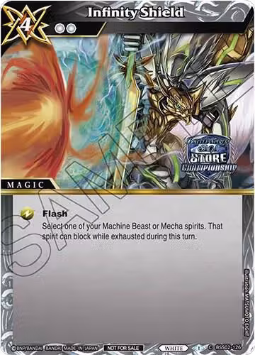 Infinity Shield (Championship Card Pack 2023 Vol. 2) (BSS02-126), Battle Spirits Saga Promo Cards — Battle Spirits card price
