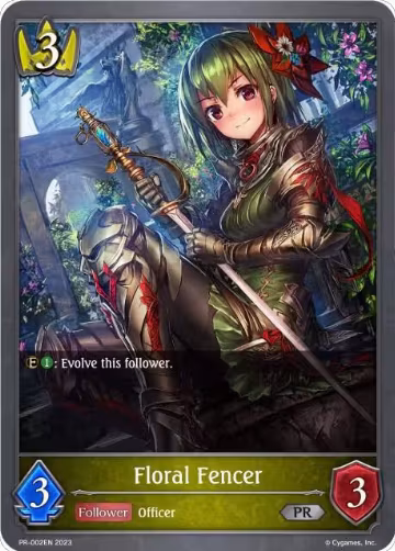 Floral Fencer (PR-002EN), Shadowverse: Evolve Promo Cards — Shadowverse card price