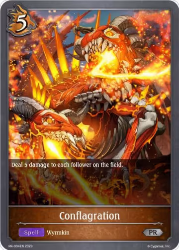 Conflagration (PR-004EN), Shadowverse: Evolve Promo Cards — Shadowverse card price