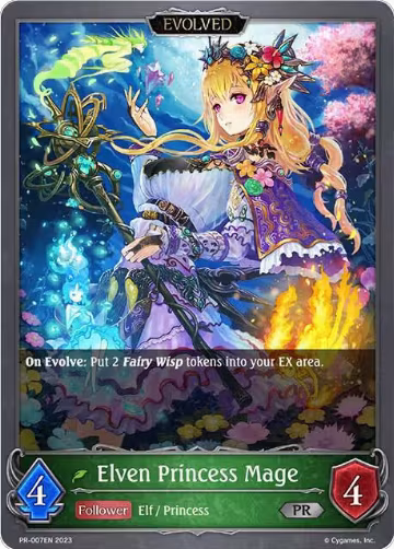 Elven Princess Mage (Evolved) (PR-007EN), Shadowverse: Evolve Promo Cards — Shadowverse card price