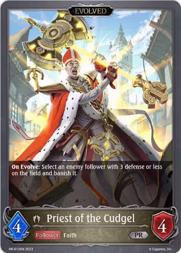 Priest of the Cudgel (Evolved) (PR-012EN), Shadowverse: Evolve Promo Cards — Shadowverse card price
