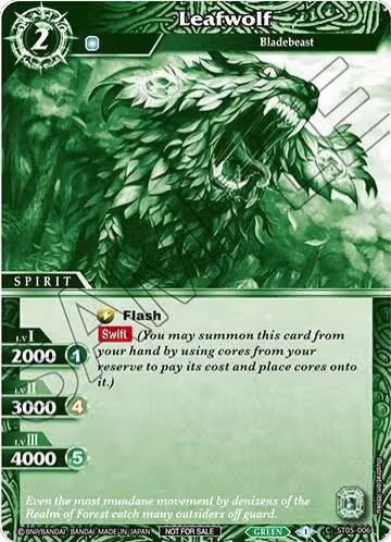 Leafwolf (Event Pack Vol. 2) (ST05-006), Launch & Event Promos — Battle Spirits card price
