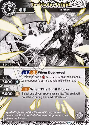 Iceblader Brigid (Finalist Card Set Vol. 2) (ST03-010), Launch & Event Promos — Battle Spirits card price