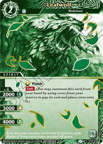 Leafwolf (Finalist Card Set Vol. 2) (ST05-006), Launch & Event Promos — Battle Spirits card price
