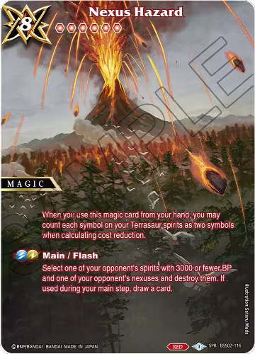 Nexus Hazard (SPR) (BSS02-116), False Gods — Battle Spirits card price