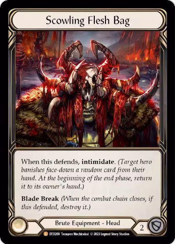 Scowling Flesh Bag (DTD200), Dusk till Dawn — Flesh & Blood card price