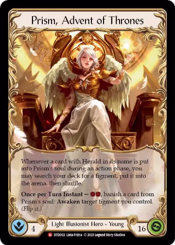 Prism, Advent of Thrones (DTD002), Dusk till Dawn — Flesh & Blood card price