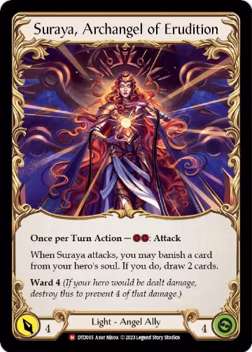 Figment of Erudition // Suraya, Archangel of Erudition (DTD005), Dusk till Dawn — Flesh & Blood card price