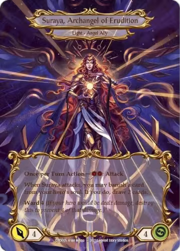 Figment of Erudition // Suraya, Archangel of Erudition (Marvel) (DTD005), Dusk till Dawn — Flesh & Blood card price