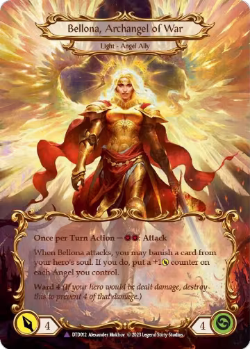 Figment of War // Bellona, Archangel of War (Marvel) (DTD012), Dusk till Dawn — Flesh & Blood card price